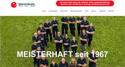 Desktop Screenshot of ernsperger.de